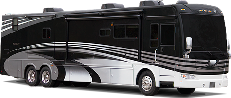 Luxury Motorhomes Class A Diesel Pusher 45 Foot Tag Axle RV - 2012 Thor Motor Coach Tuscany